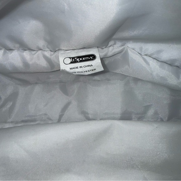 Black & White Expandable Dotted LeSportsac Wet Bag - Picture 9 of 12